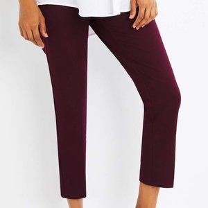 A Pea in the Pod Twill Slim Ankle Maternity Pants